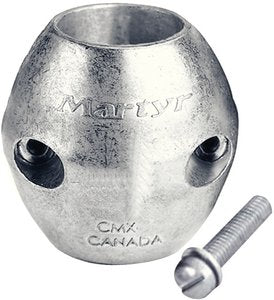 Martyr CMX05AS Streamlined Shaft Zinc Anode With Stainless Steel Slotted Head