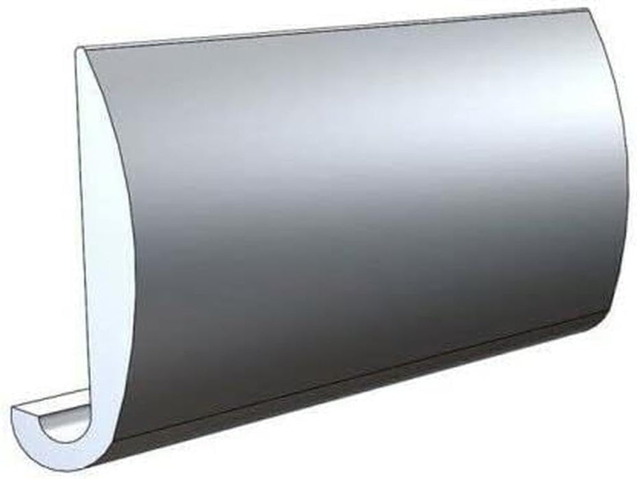 Taco Metals A11-0152TAL12D-A Taco Aluminum Rub Rail Overlap 1" x12'