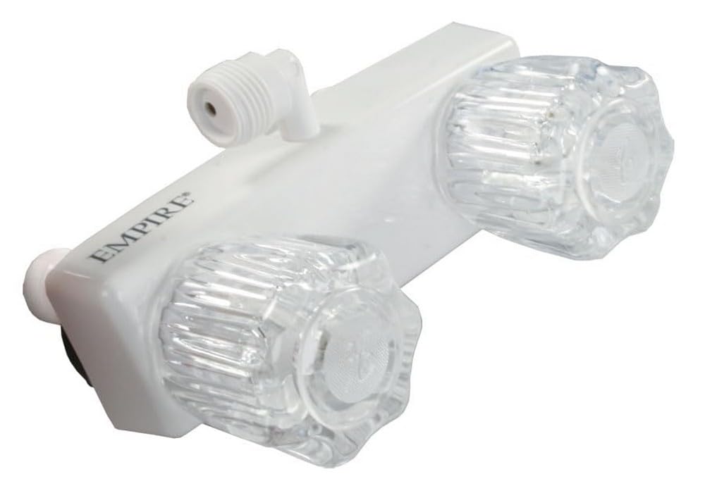B&B Molders 94203 Exterior Shower Faucet Replacement, White