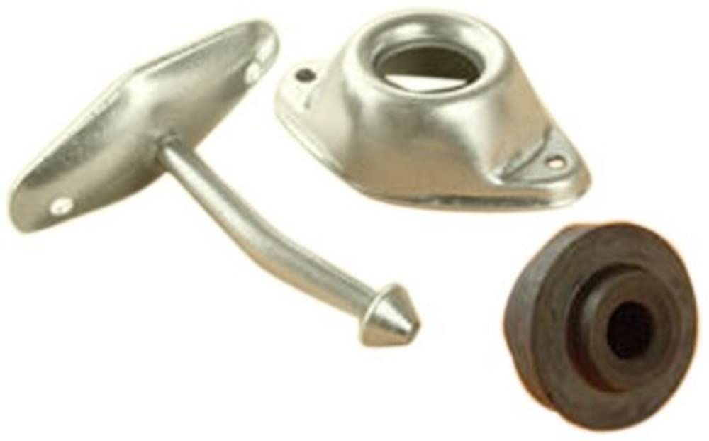 RV Designer E255 Entry Door Holder Metal Plunger Angled, 3"