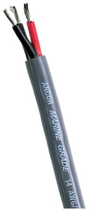Ancor 156425 Marine Grade Bilge Pump Cable, Tinned Copper, 14/3 AWG, 250', Grey Jacket