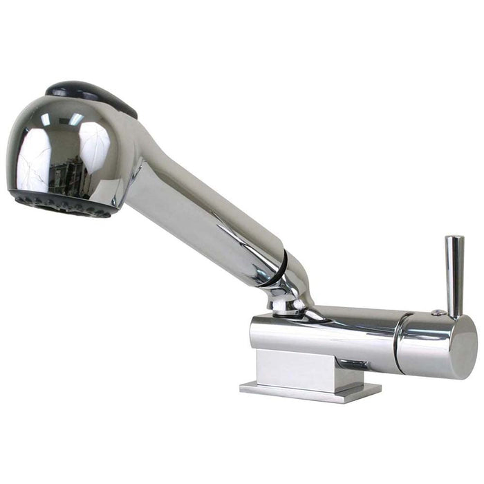 Scandvik 14410 Mixer and Shower Combo, Mimimalistic, Single Lever Control, Chrome ABS Handle, Bulk