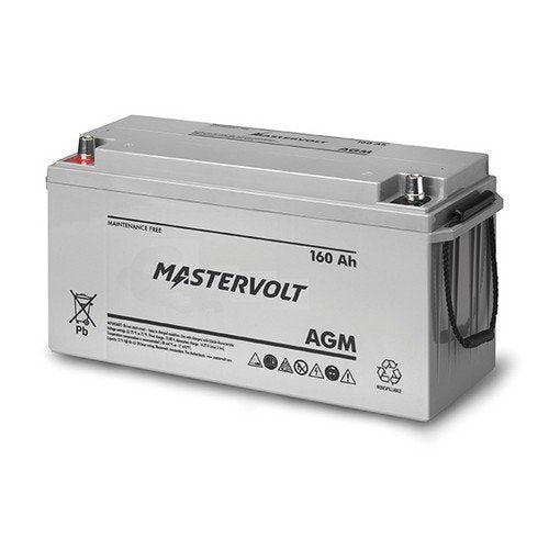 Mastervolt 62001600 12V AGM Battery, Group 4D