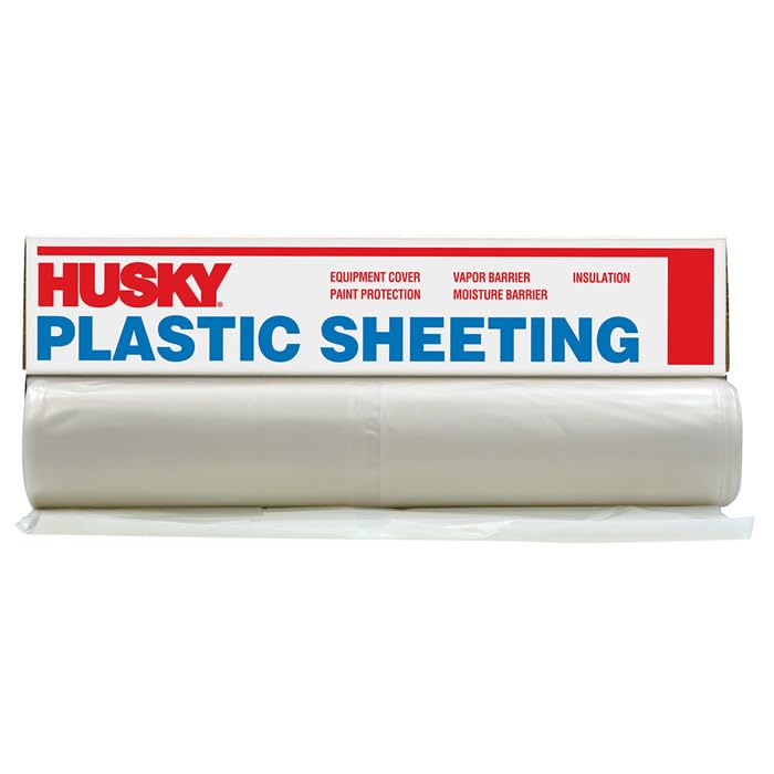 Poly America CF01520200C 1.5 Mil Clear Plastic Sheeting