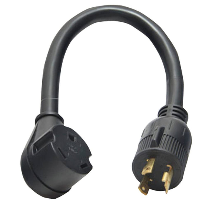 Valterra A10-G30330VP Dogbone Mighty Cord 12" Adaptor Cord for RV Generator
