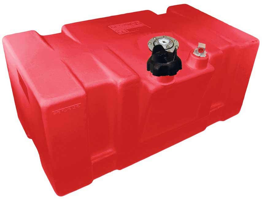 Moeller 031626BR Topside Fuel Tank, For Boats After 2011 Requiring EPA Compliance