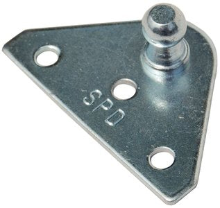Taylor Made Products 1880 Zinc Plated Gas Lift Hardware, Flat Bracket, Pair