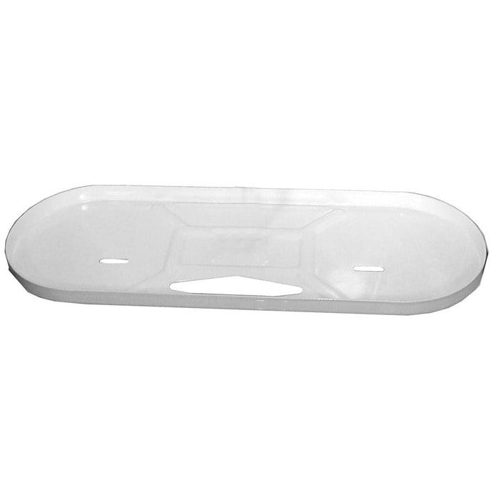 JR Products 07-30485 Polar White Standard RV LP Tank Pan