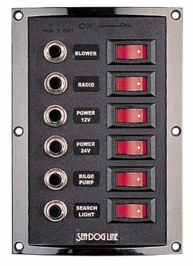 Sea-Dog Nylon Circuit Breaker Panel (424800-1)