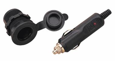 Sea-Dog Power Skt Plug 12Vdc with 3 Amp Fuse (426118-1)
