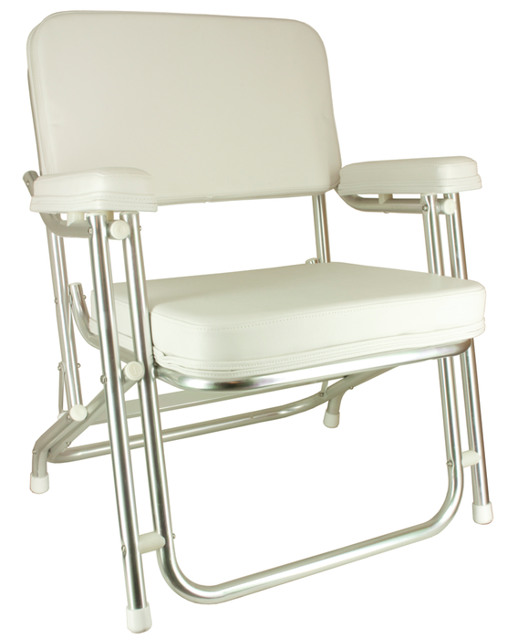 Springfield 1080021 Deck Folding Chair, White