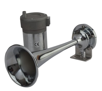 Sea Dog 432610-1 SeaDog Maxblast 20 Amp 124 DB 12V 11 PSI Mini Single 9-5/8", Trumpet Air Horn