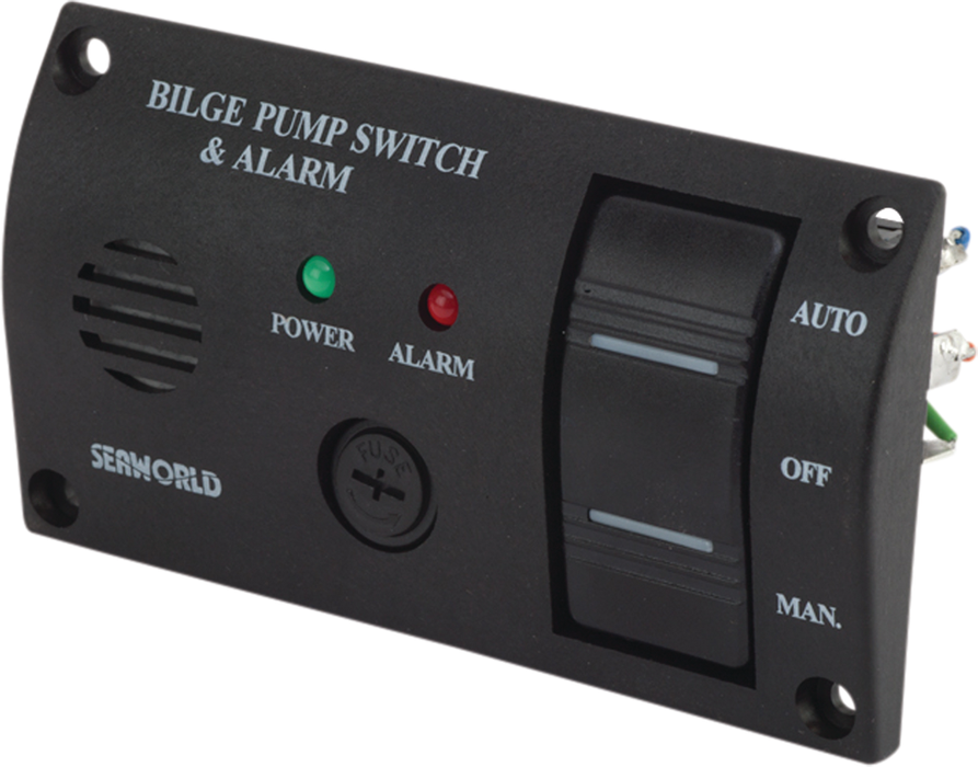 Sea Dog 423035-1 Seadog Bilge Water Alarm Panel W/Pump Switch