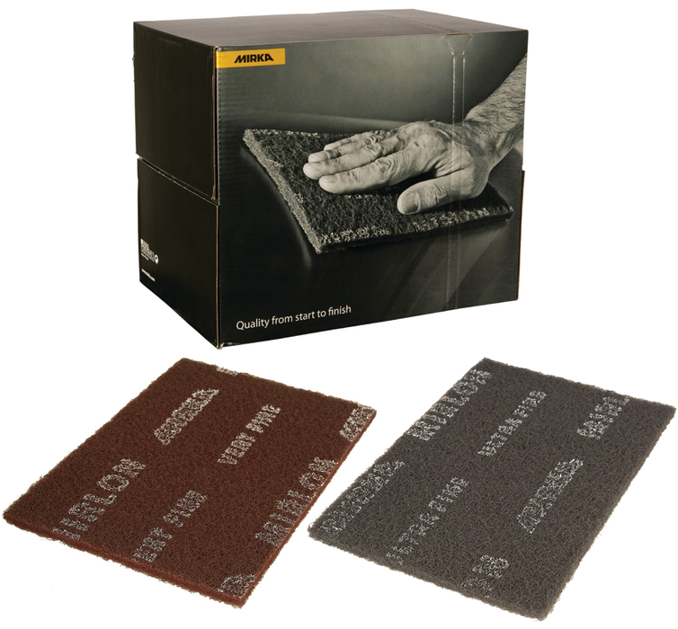 Mirka 18-111-447 Mirlon 6" x 9" Maroon Scuff Pad