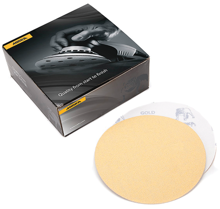 Mirka 23-612-080 Gold 5" Grip Disc, 80G 50/Pk