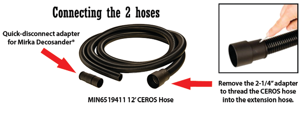 Mirka MIN6519411 Vacuum Extension Hose
