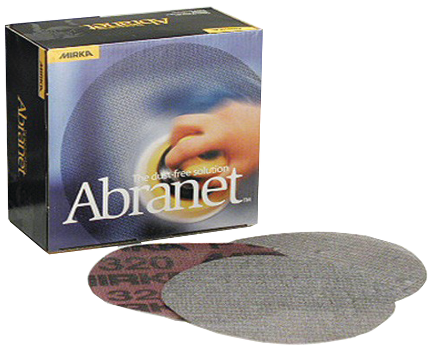 Mirka 9A-241-320 Abranet 6" Disc, 320G 50/Pk