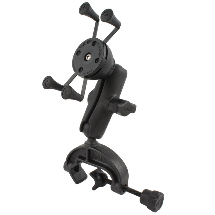 Soporte universal RAM Mount X-Grip con horquilla y soporte antideslumbrante