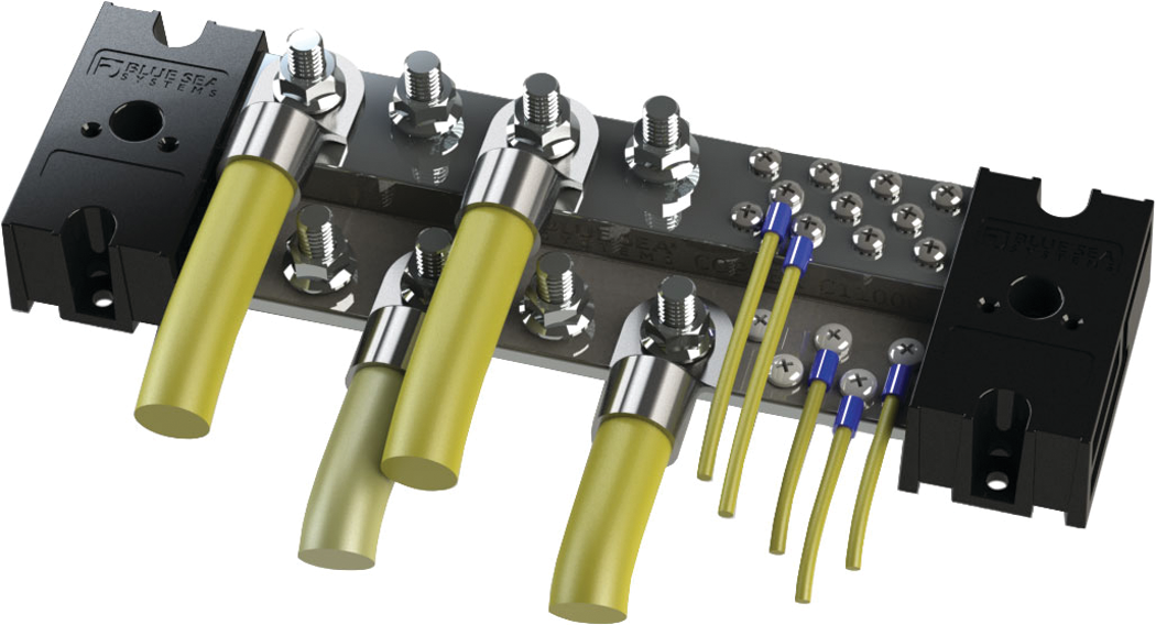 Blue Sea 1993-BSS PowerBar 1000 12 5/16" Terminal Studs w/Cover