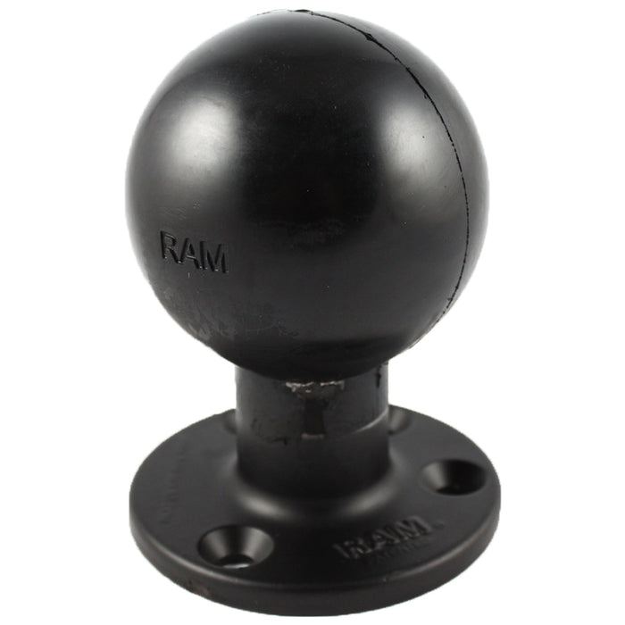 Base redonda RAM Mount de 3,68" con bola de tamaño E de 3-3/8"