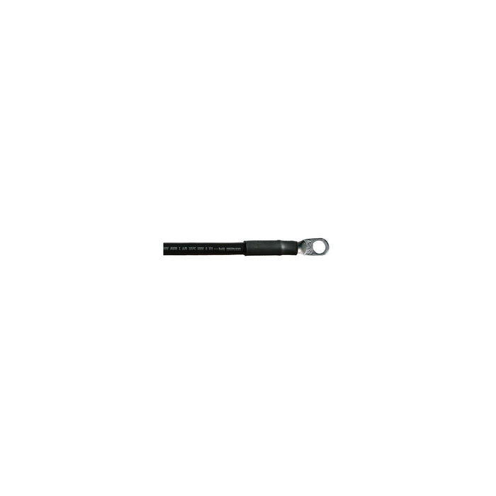 Cobra Wire and Cable A2004T0724IN Tinned Copper Battery Cable, 4 AWG, 24", Black