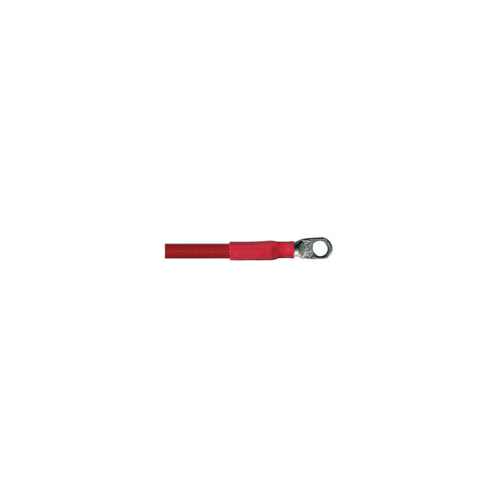 Cobra Wire and Cable A2004T0136IN Tinned Copper Battery Cable, 4 AWG, 36", Red