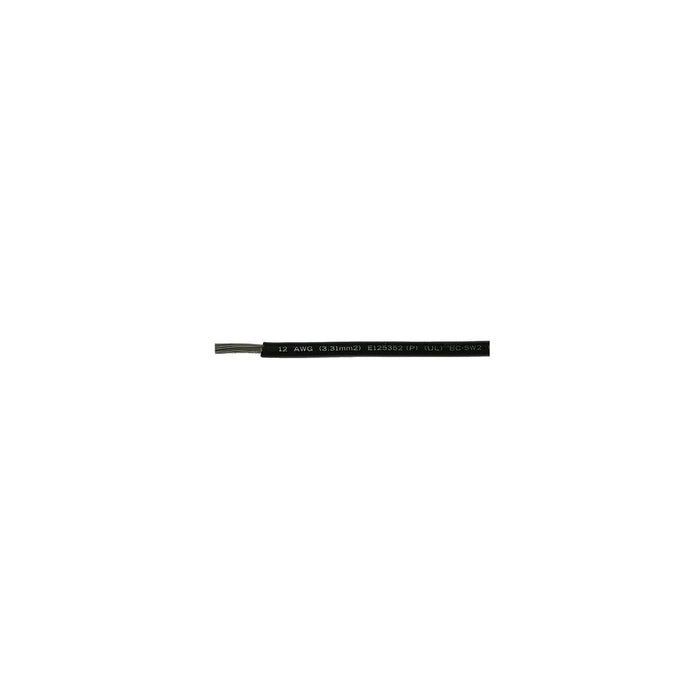 Cobra Wire and Cable A1012T07100FT Primary Tinned Copper Wire, 12 AWG, 100', Black