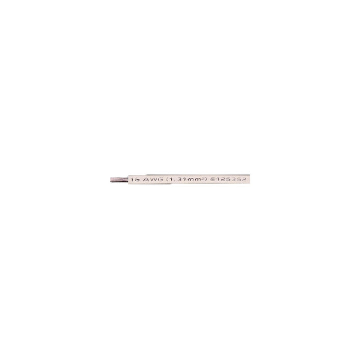 Cobra Wire and Cable A1016T05100FT Primary Tinned Copper Wire, 16 AWG, 100', White