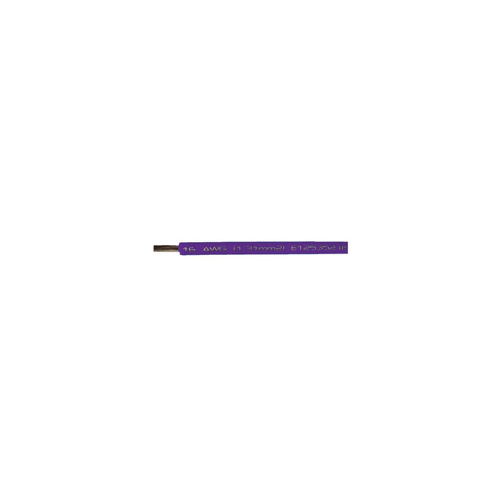 Cobra Wire and Cable A1016T14100FT Primary Tinned Copper Wire, 16 AWG, 100', Purple