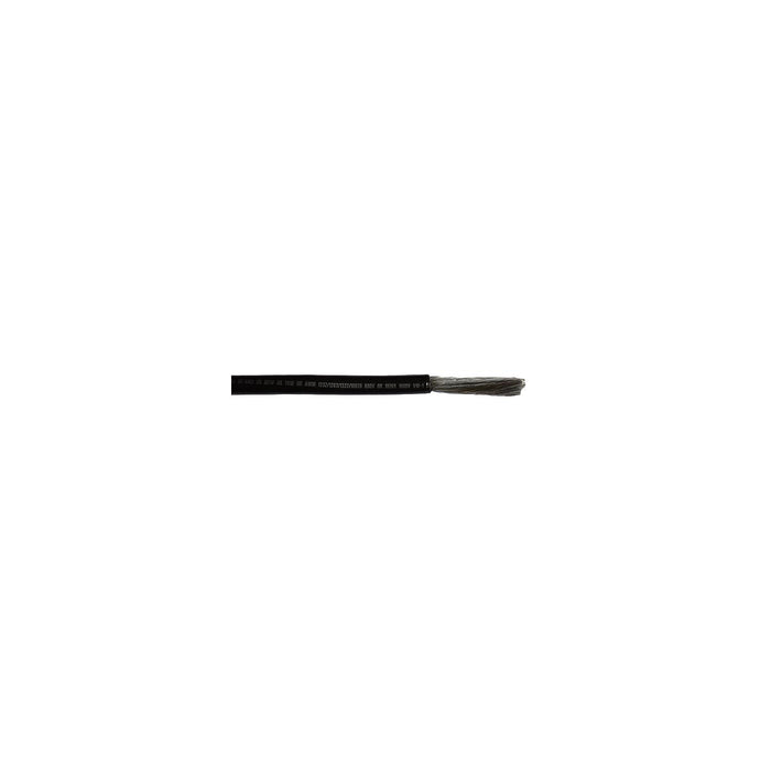 Cobra Wire and Cable A2002T07100FT Tinned Copper Battery Cable, 2 AWG, 100', Black