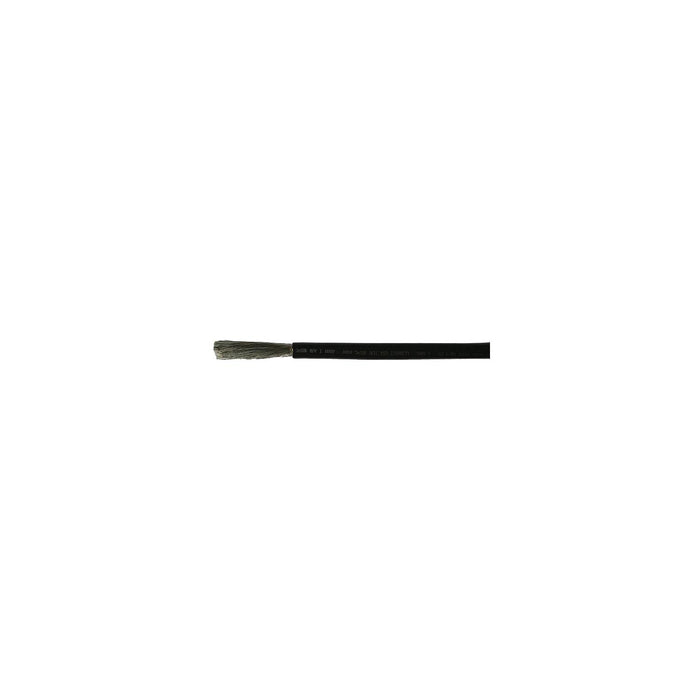 Cobra Wire and Cable A2004T07050FT Tinned Copper Battery Cable, 4 AWG, 50', Black