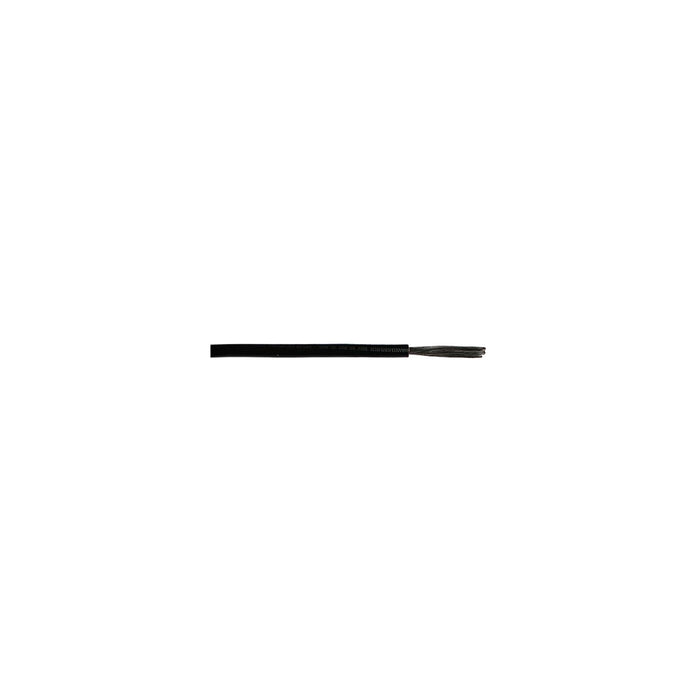 Cobra Wire and Cable A2006T07100FT Tinned Copper Battery Cable, 6 AWG, 100', Black