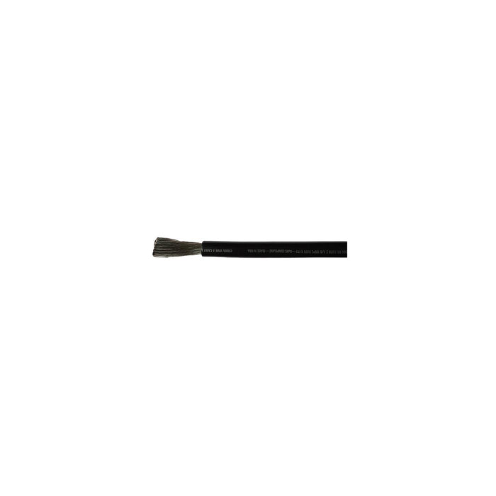 Cobra Wire and Cable A2004T07050FT Tinned Copper Battery Cable, 4 AWG, 50', Black