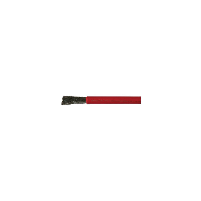 Cobra Wire and Cable A2120T01025FT Tinned Copper Battery Cable, 2/0, 25', Red