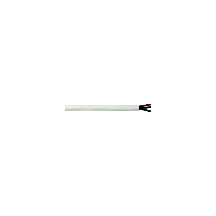 Cobra Wire and Cable B6W14T32250FT Tinned Copper Round Triplex Wire, 14/3, 250', White