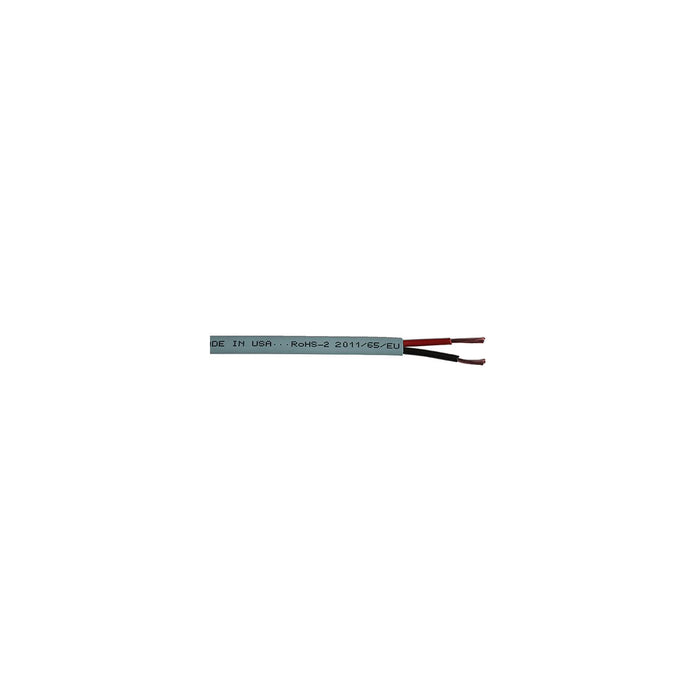 Cobra Wire and Cable B7G14B21100FT Bare Copper Duplex Wire, 14/2, 100', Gray
