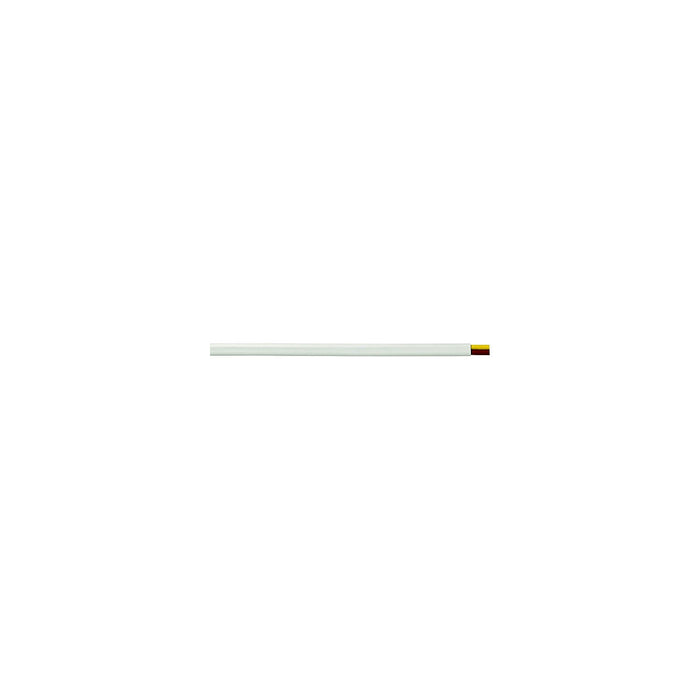 Cobra Wire and Cable B7W82T20100FT Tinned Copper Round Duplex Safety Wire, 8/2, 100', White