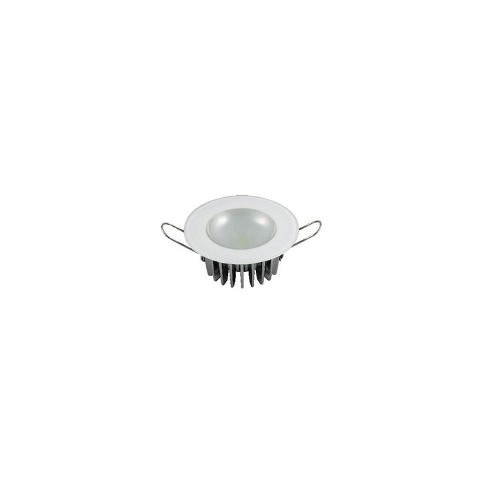 Lumitec 113190 Mirage Flush Mount Down Light w/Glass Bezel & Non-Dimming, White/Blue/Red/Purple LEDs