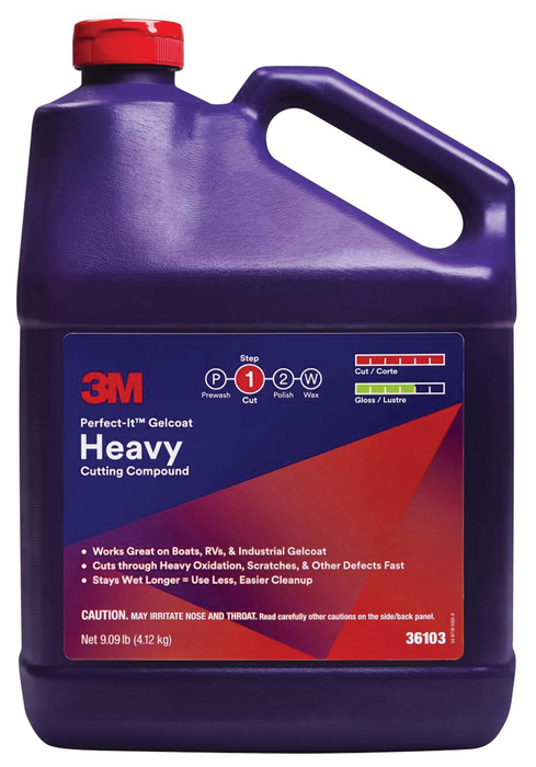 3M 051131-36103 Perfect-It Gelcoat Heavy Cutting Compound, Gal.