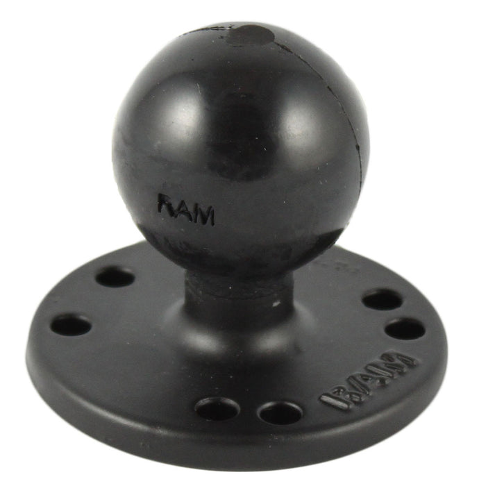 Base redonda de 2,5" con rosca hembra de 0,31-18 y bola de 1,5" de RAM Mount - Patrón AMP