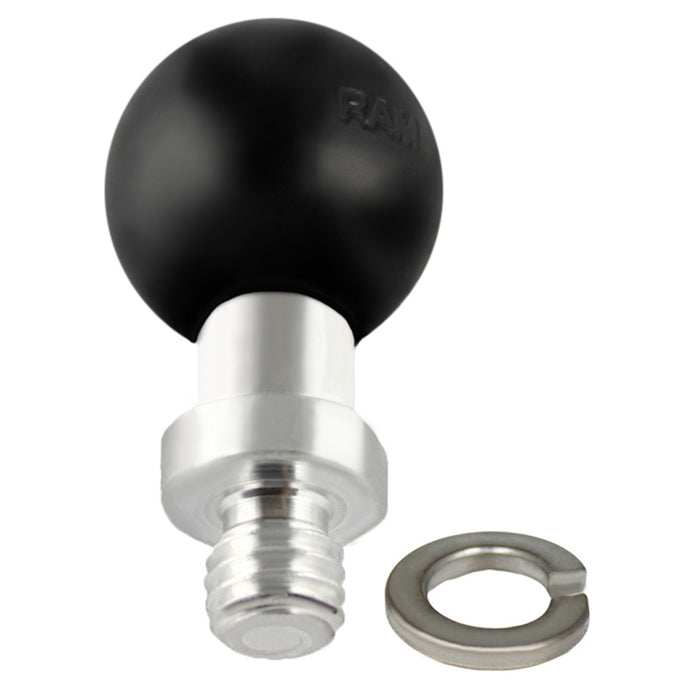 Montaje RAM de 1" con bola conectada a poste roscado de 3/8"-16
