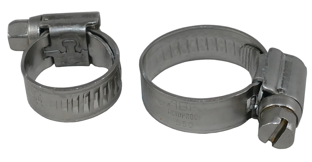 Scandvik 13617 ABA SS Hose Clamps, #4, 10 Pack