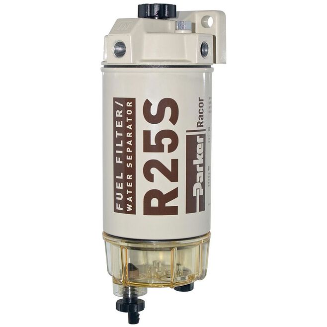 Racor 245R2 2 Micron Diesel Spin-On Fuel/Water Seperator, 45 GPH