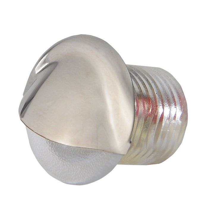 Lumitec Aruba - Luz de cortesía - Acabado en acero inoxidable pulido - Blanco sin atenuación