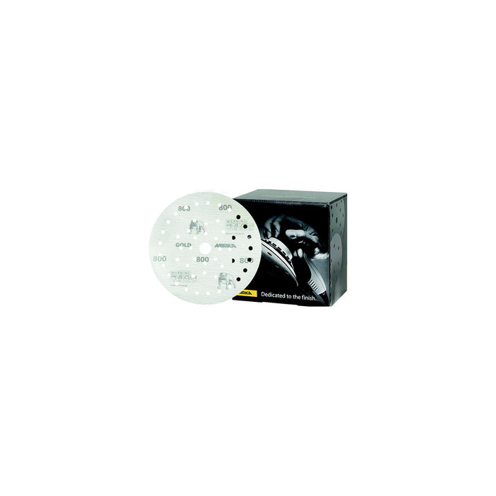 Mirka 23-5MFF-1500 Gold Multifit Dust Free Discs, 5", 50/pk