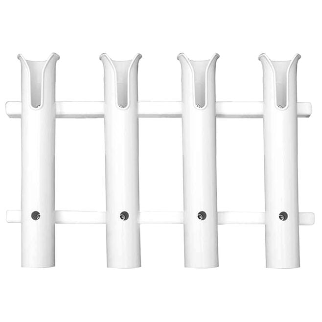 Taco Metals P03-064W Polyethylene 4-Rod Rack, White