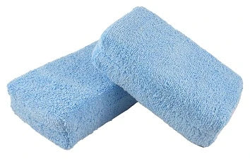 Captain's Choice – 46M – Microfiber Wax Applicator/Blue - 4" x 6