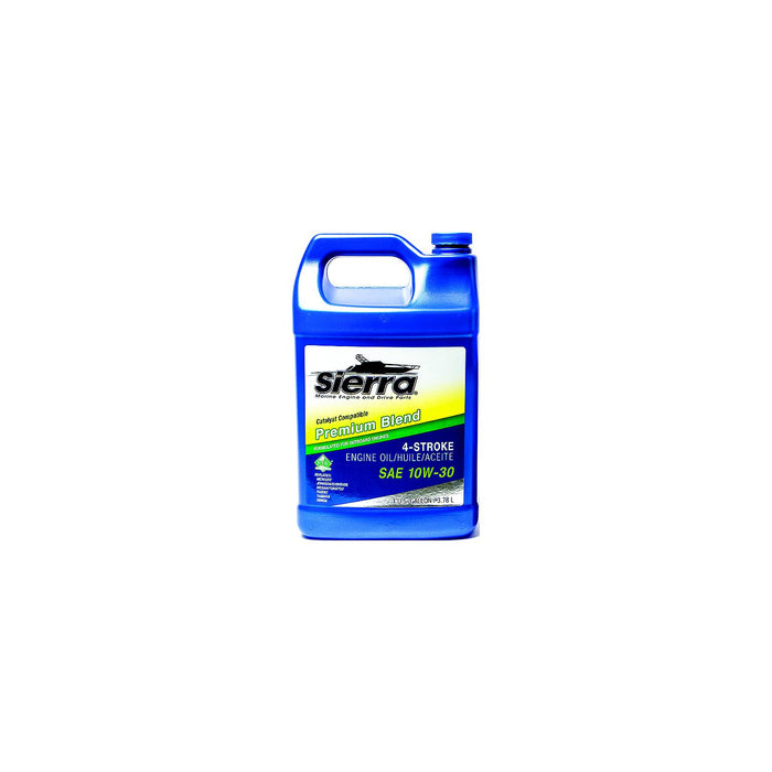 Sierra 18-9420CAT-3 4-Stroke Mineral Forumulation Marine Outboard Engine Oil, 10W-30, Gal