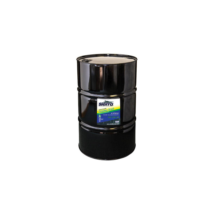 Sierra 9420CAT7 4-Stroke Mineral Forumulation Marine Outboard Engine Oil, 10W-30, 55 Gal Drum