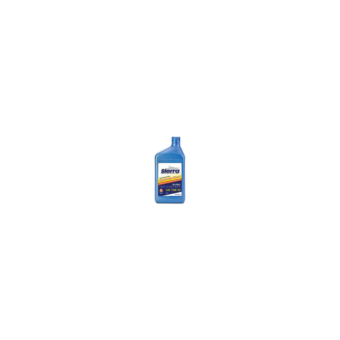 Sierra 18-9421CAT-2 4-Stroke Synthetic Blend Catalyst Outboard Engine Oil, 10W30, Qt.